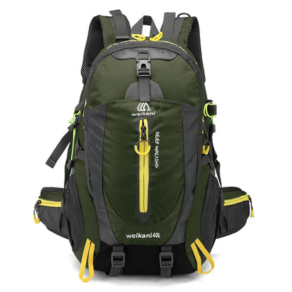 Unisex Waterproof Adventure Backpack – 40L Capacity – Ergonomic Comfort