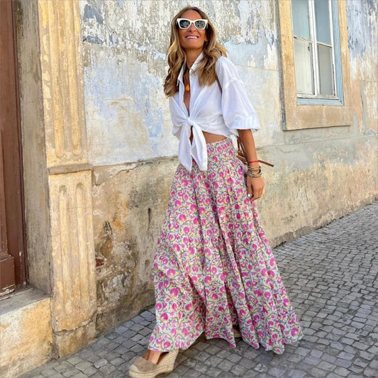 HorizonElegance Summer Long Skirt