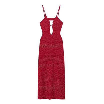 2025 Sexy Knit Sling Dress