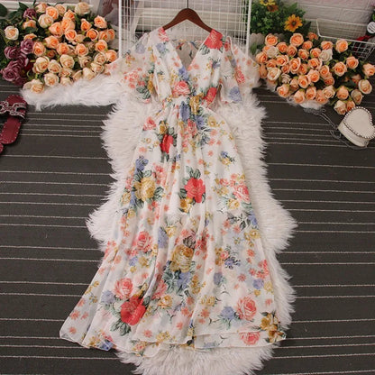 Luminous Belle Romantic Maxi Dress