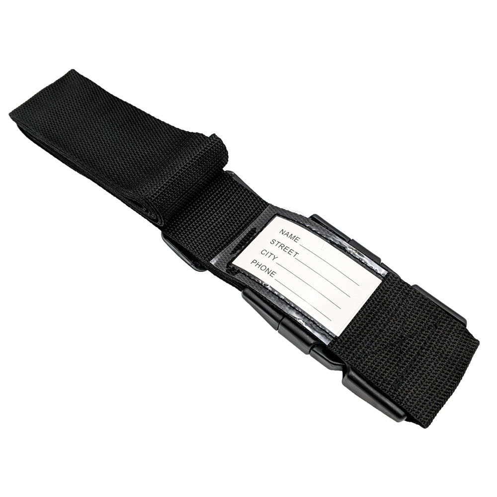 Secure luggage strap with combination lock, durable design, and adjustable fit for keeping travel bags protected and closed securely.