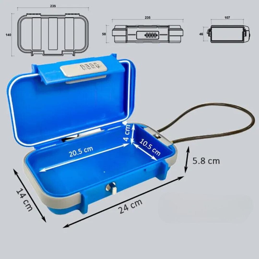 SafeBox – Compact 4-Digit Combination Lock for Secure Storage