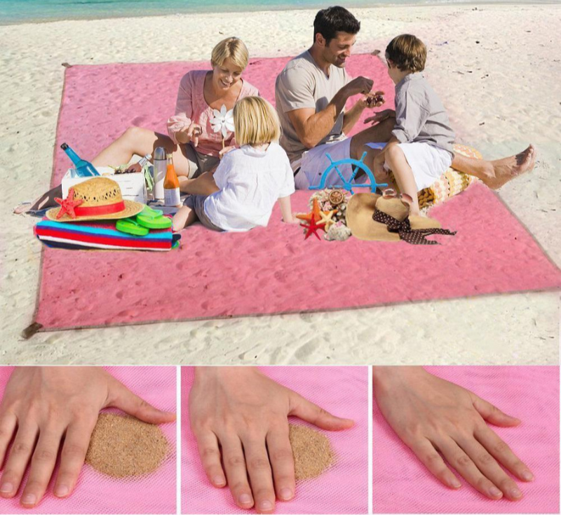 Sand-Free Beach Mat – No More Sand on Your Towel