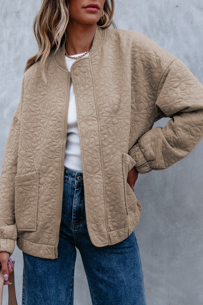 Ella - Quilted Bomber Jacket