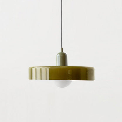 Bauhaus Colored Glass Pendant Lamp - Modern Designer Lighting for Stylish Homes