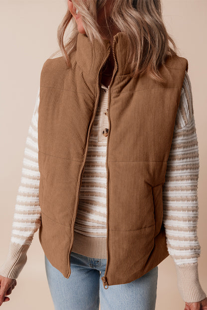 Sophia - Cozy Quilted Puffer Vest