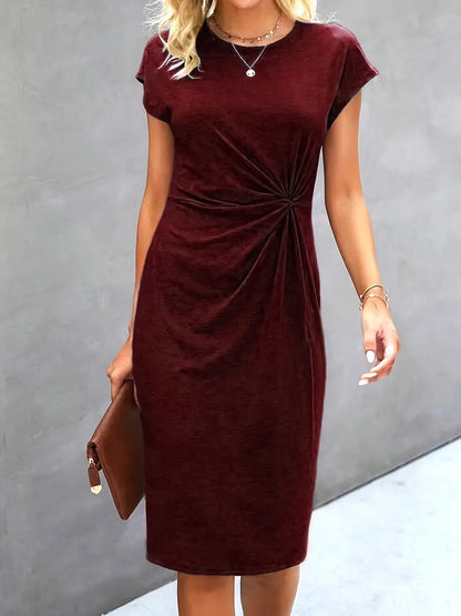 Sophia | Women's Elegant Dress | Ruched Design Dress
