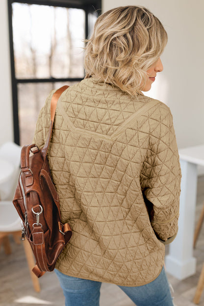 Harper - Quilted Button-Up Jacket