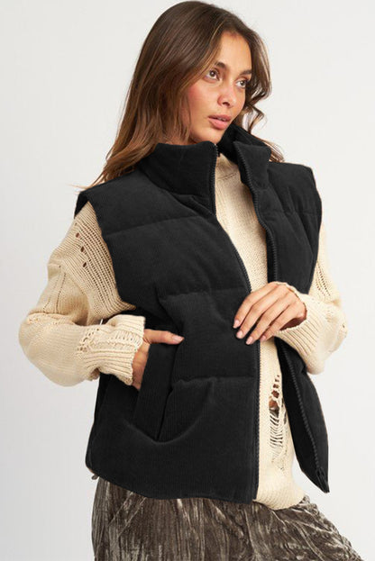 Sophia - Cozy Quilted Puffer Vest