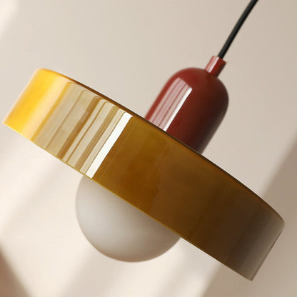 Bauhaus Colored Glass Pendant Lamp - Modern Designer Lighting for Stylish Homes