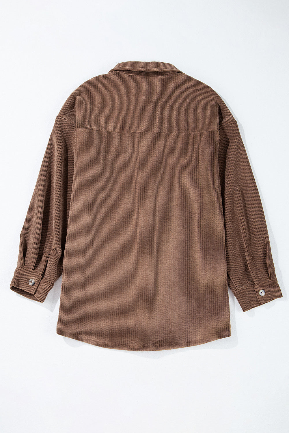 Casual Waffle - Knit Button Up Shacket