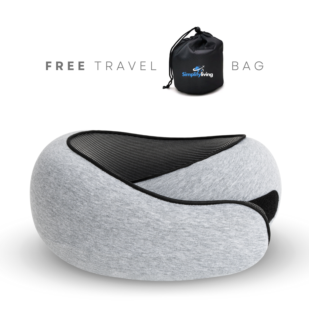 Ergonomic travel pillow designed for neck and head support, offering ultimate comfort during long trips. Compact, lightweight, and perfect for flights, car rides, or relaxing at home. Ideal for reducing strain and ensuring restful travel.