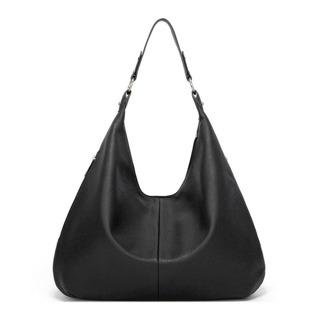 A soft and spacious Sabrina Women's Hobo Bag with a casual, slouchy design and a single shoulder strap. This versatile shoulder bag offers ample space for essentials, making it an ideal accessory for everyday use or casual outings.