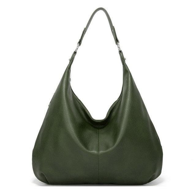 A soft and spacious Sabrina Women's Hobo Bag with a casual, slouchy design and a single shoulder strap. This versatile shoulder bag offers ample space for essentials, making it an ideal accessory for everyday use or casual outings.