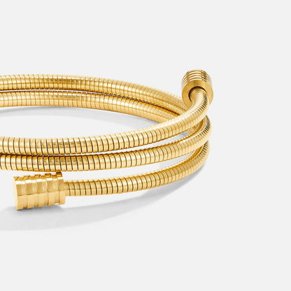 Close-up of the Ava Women's Adjustable Bracelet, showcasing its chic and modern design with a sleek, adjustable band. A versatile accessory perfect for adding elegance to any outfit.